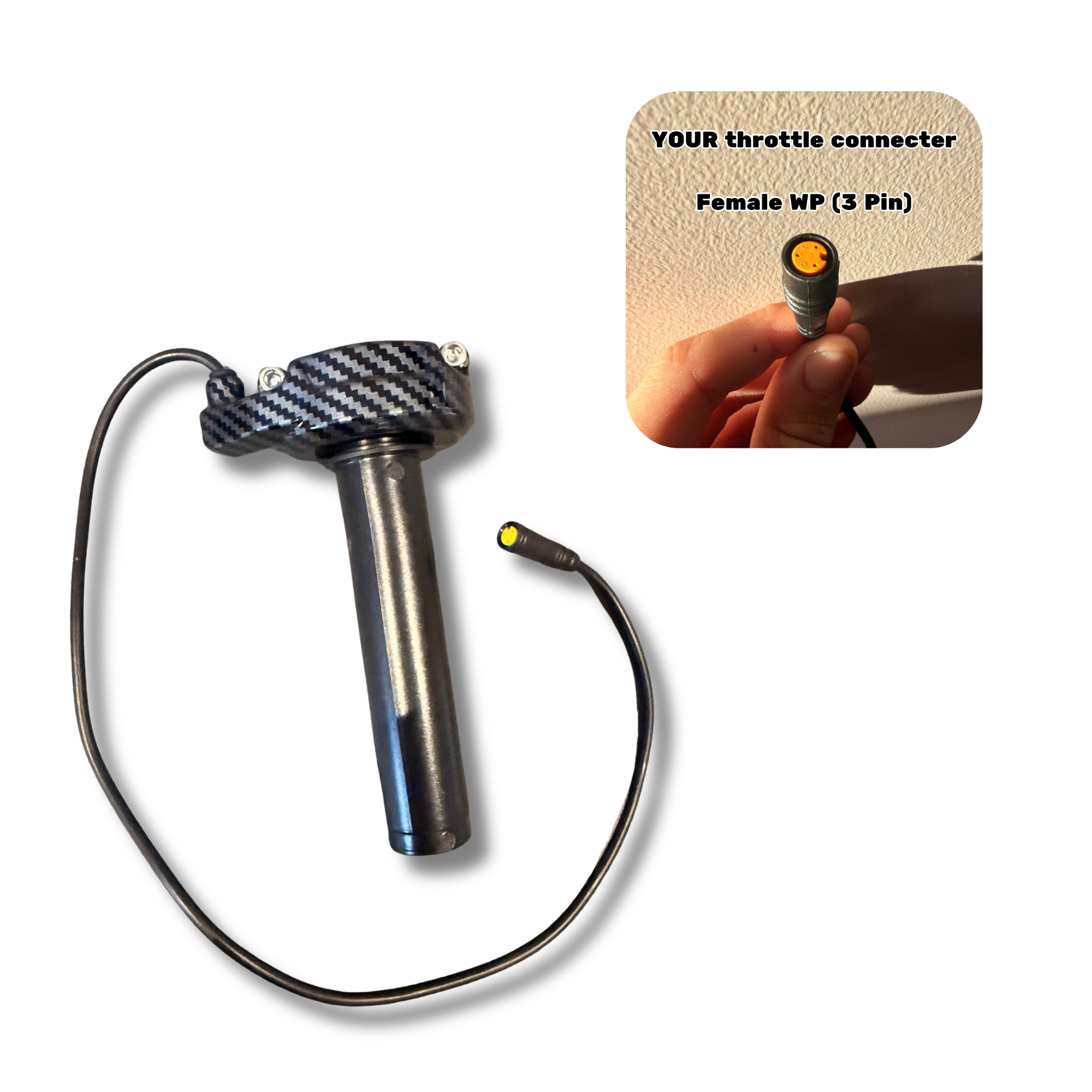 PlugNPlay™ Surron throttle (Female WP connecter)
