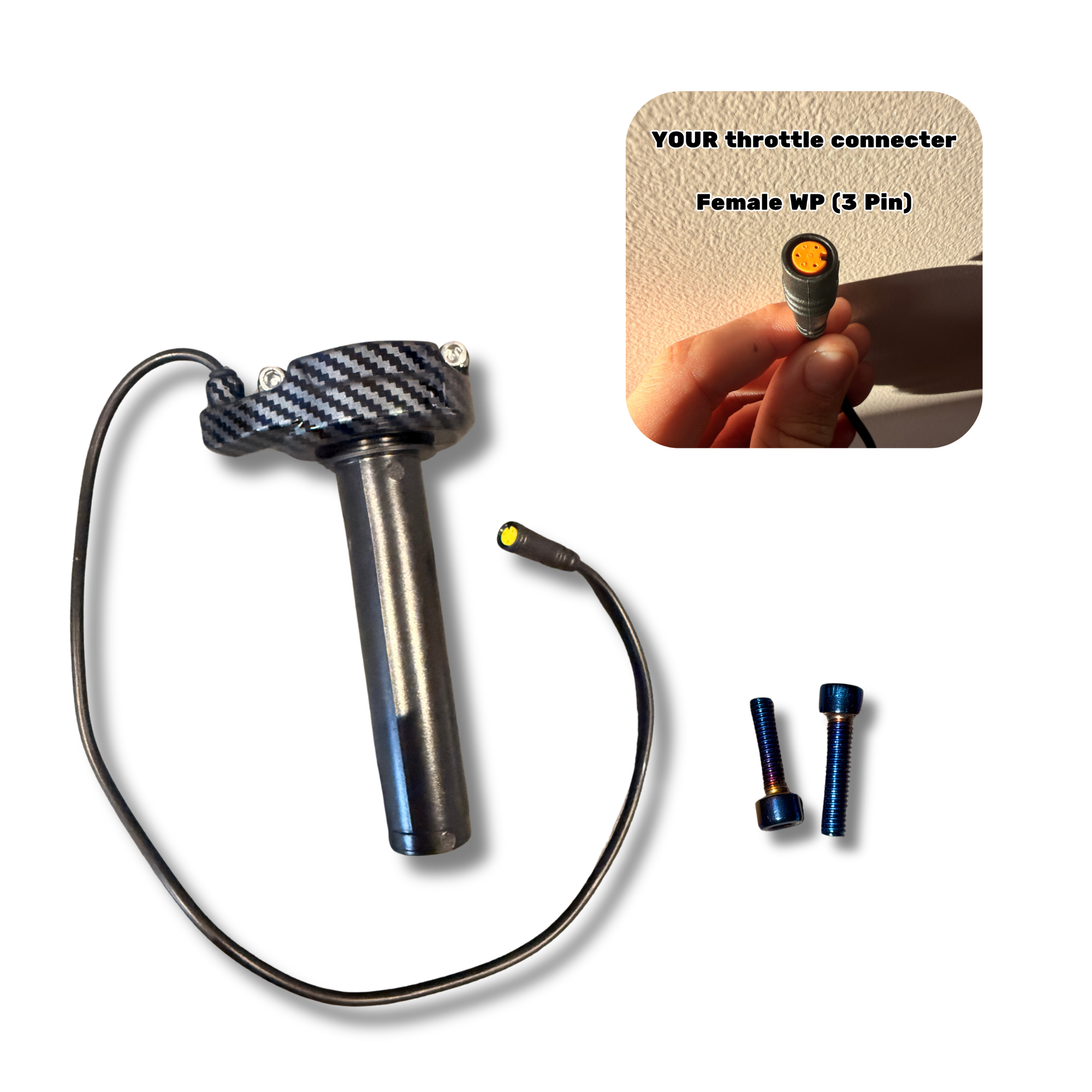PlugNPlay™ Surron throttle (Female WP connecter)