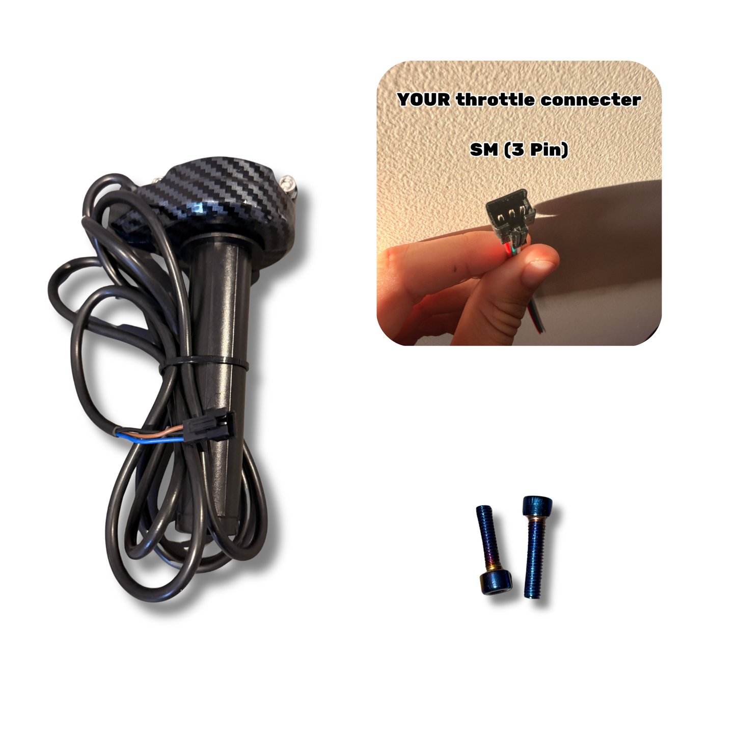 PlugnPlay™ Surron throttle (SM Connector)
