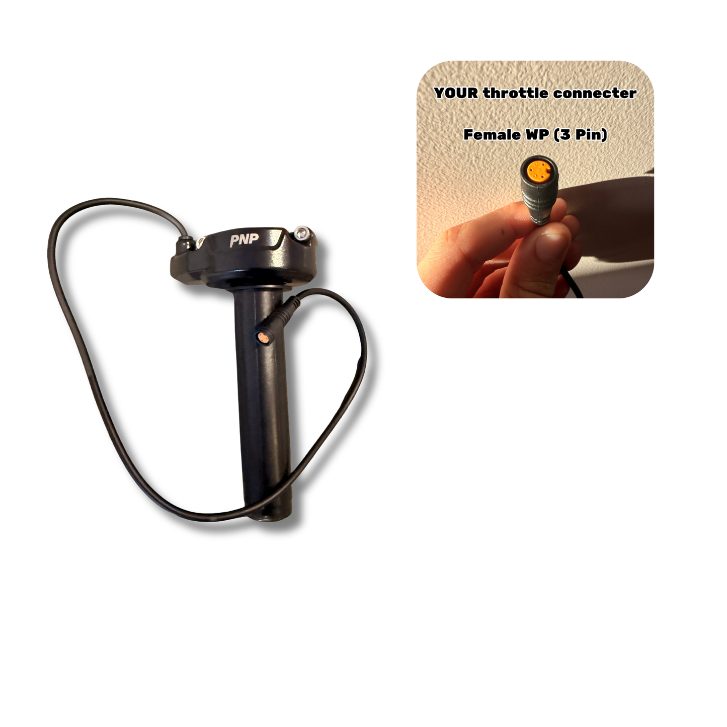 PlugNPlay™ Surron throttle (Female WP connector)