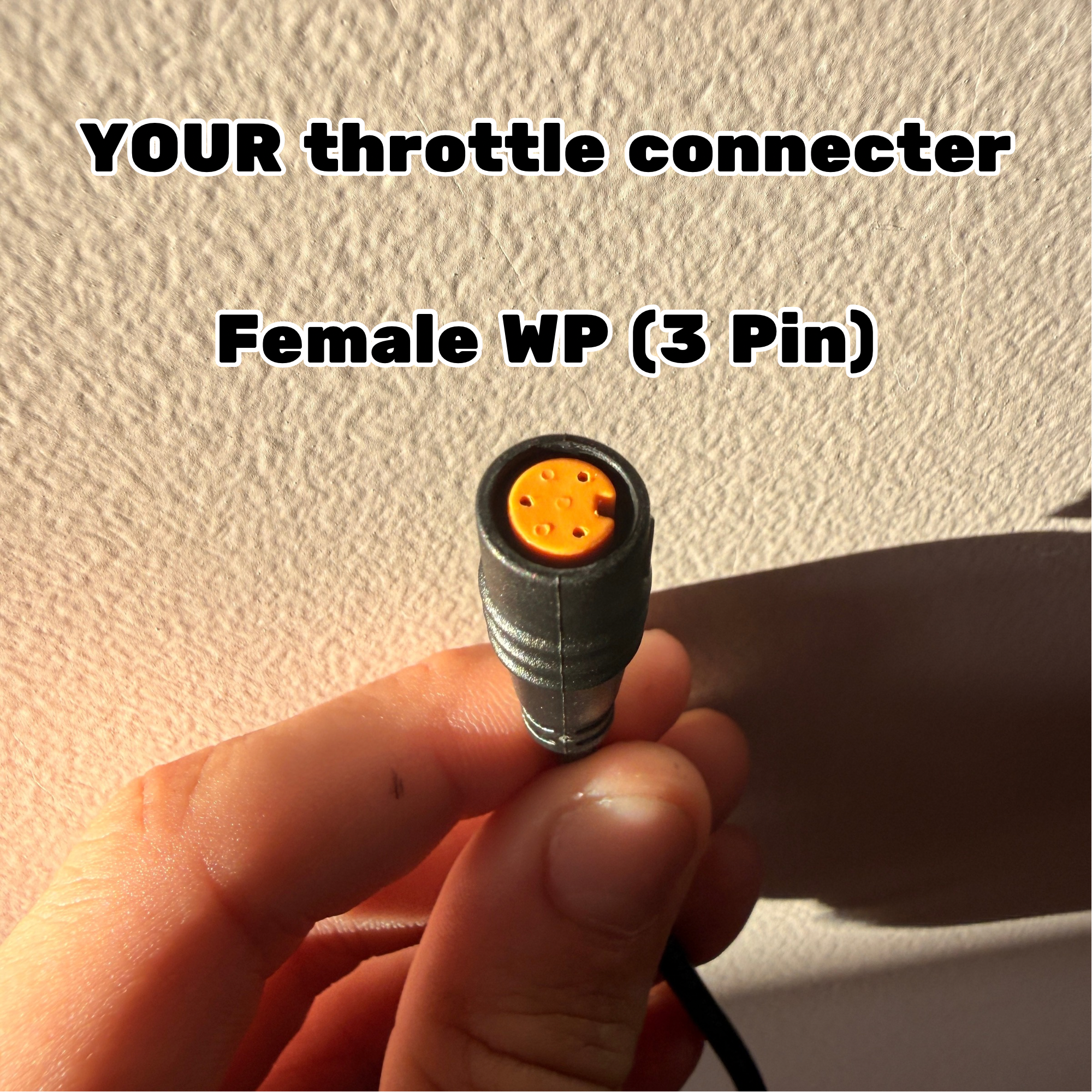 PlugNPlay™ Surron throttle (Female WP connecter)